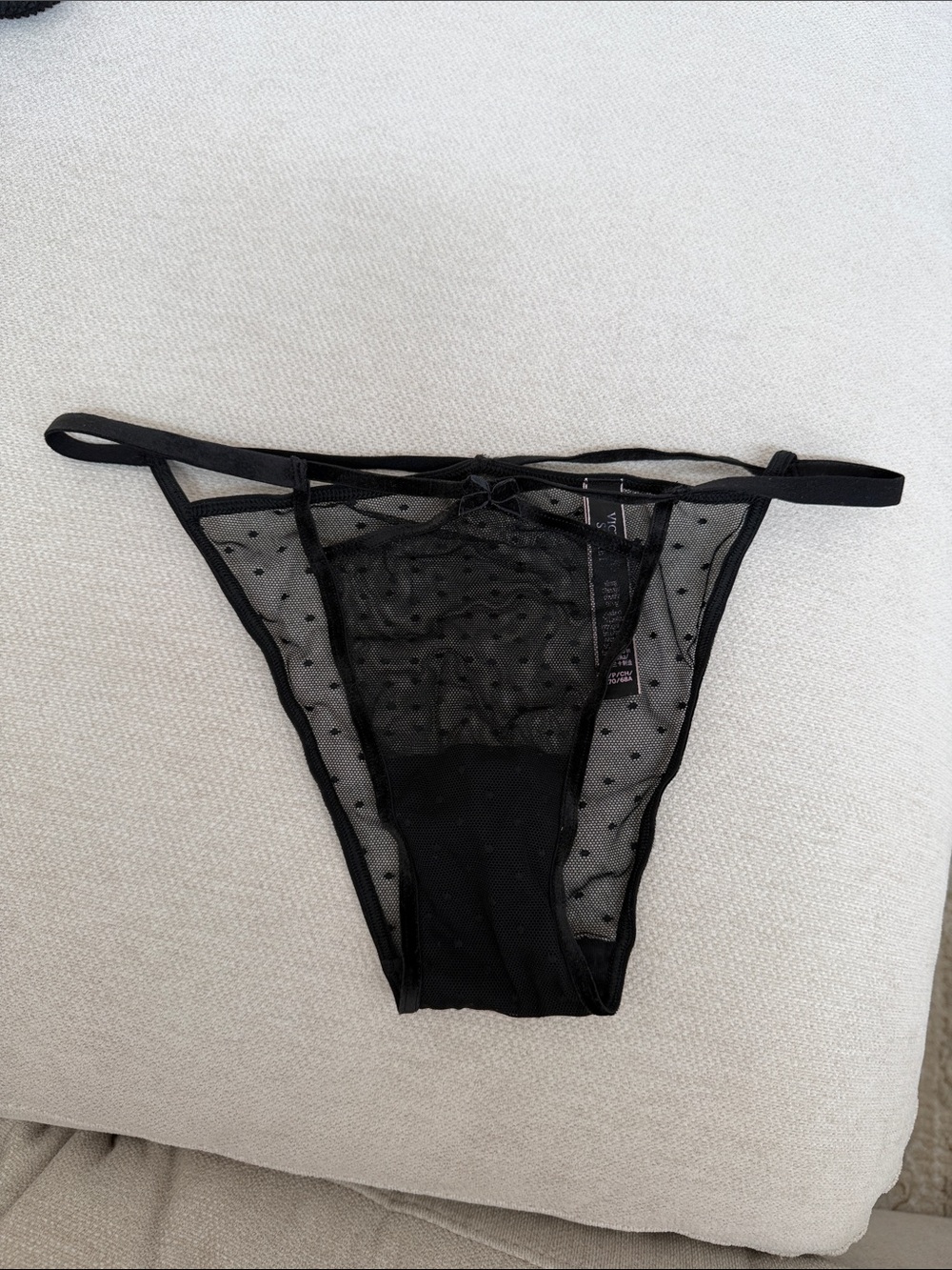Victoria’s Secret Black mesh panty